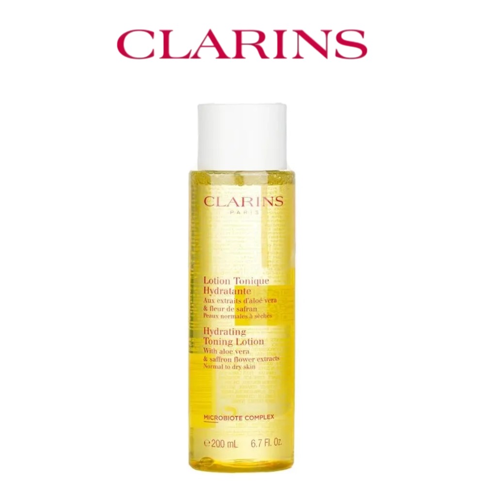 Luxury Skincare Toner - Тонизирующий лосьон Clarins 200 мл (желтый
