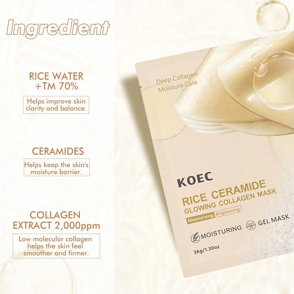 Ночная коллагеновая маска Rice – обзор и цена Luxury Skincare Anti Aging